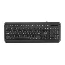 2E Keyboard KS120 White backlight USB Black (2E-KS120UB)